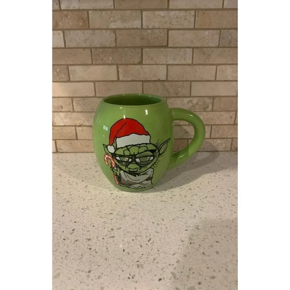 Lucasfilms Star Wars Yoda Christmas Coffee Mug  “A Merry Christmas May You Have